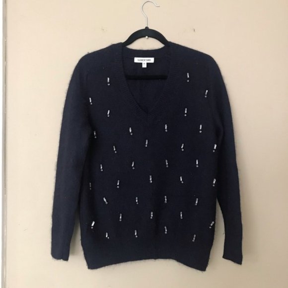 Elizabeth and James Angora Boyfriend Sweater - Picture 4 of 8